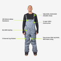 Endeavor 3L Shelter Bib Pant – Endeavor Snowboards