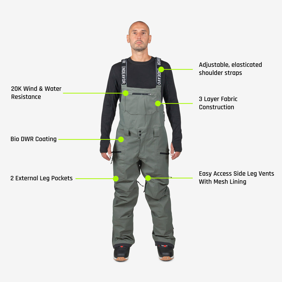 Endeavor 3L Shelter Bib Pant