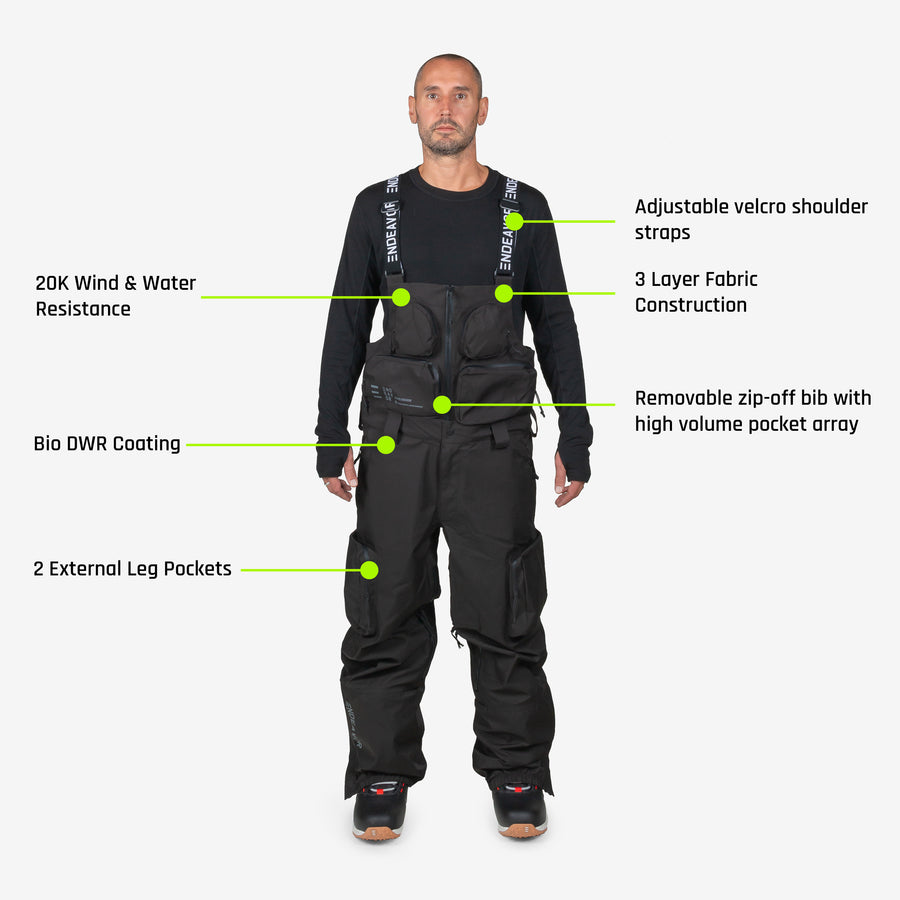 Endeavor 3L Scout Removable Bib Pant